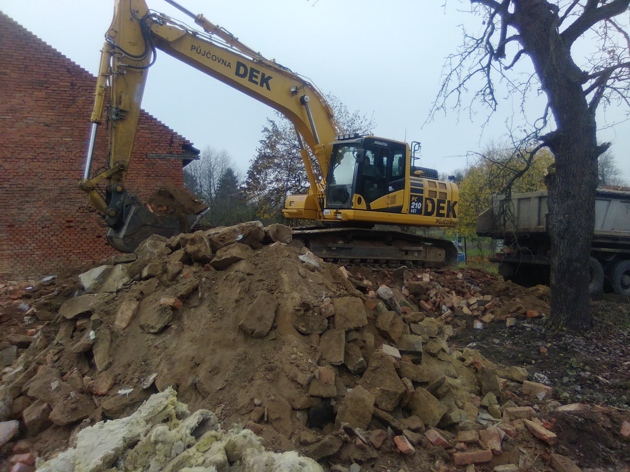 Demolice RD a stodoly Žákovice,okres Přerov